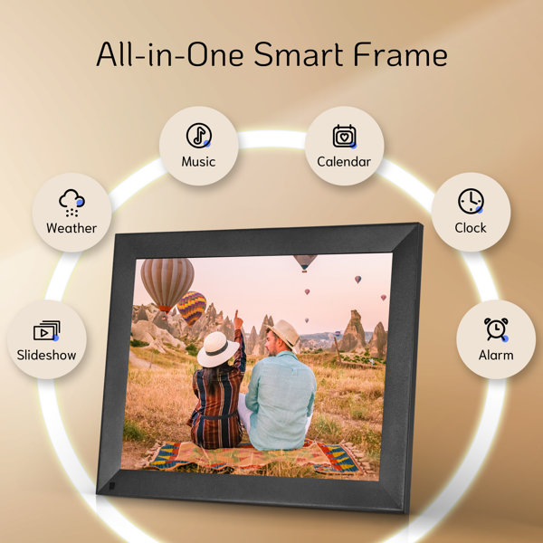 NexFoto Large 15 inch Digital Picture Frame WiFi Digital Photo Frame
